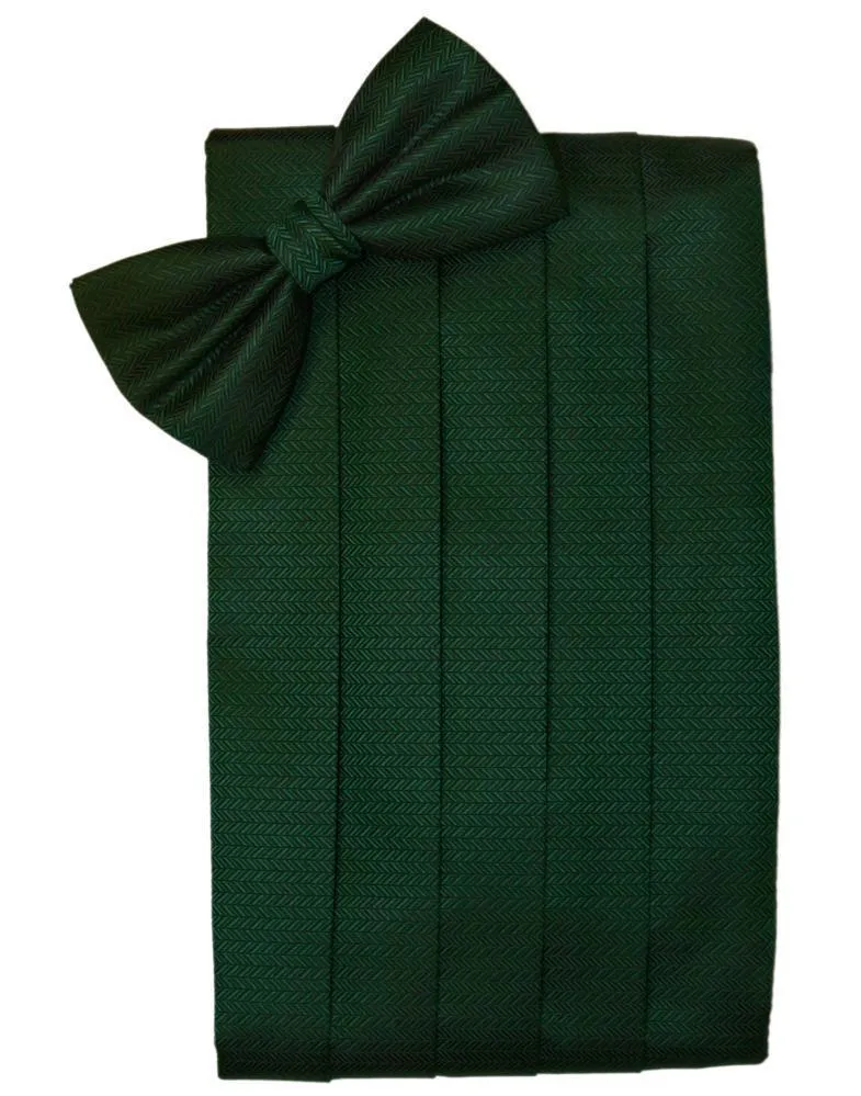 Hunter Herringbone Kids Cummerbund