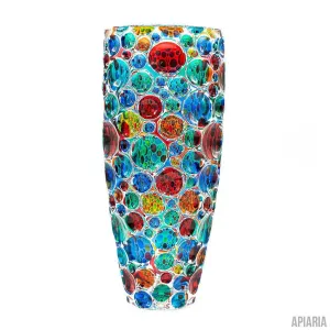 Italian Crystal Vase, Murano Style
