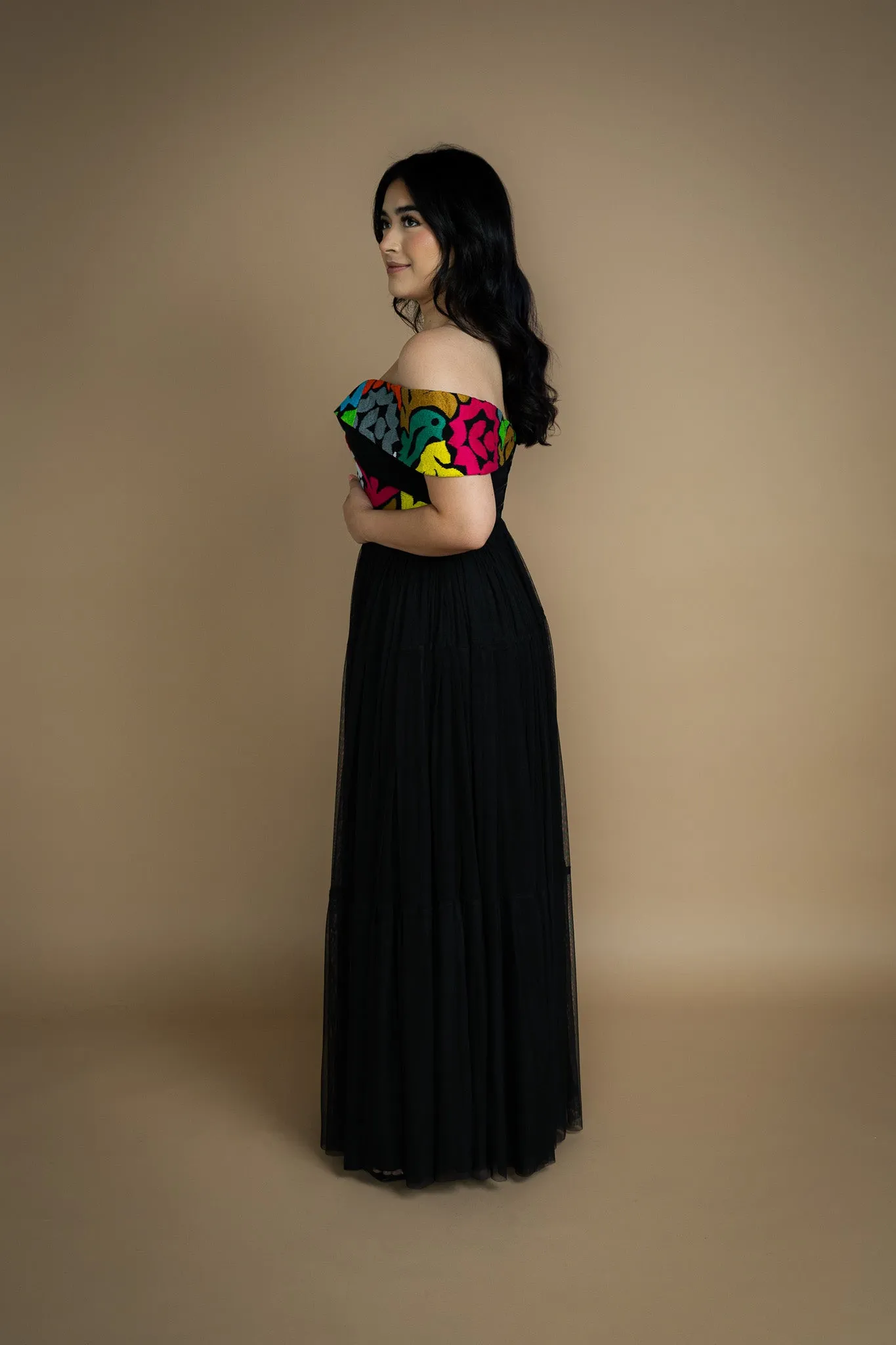 Jalapa de Díaz Embroidered Dress