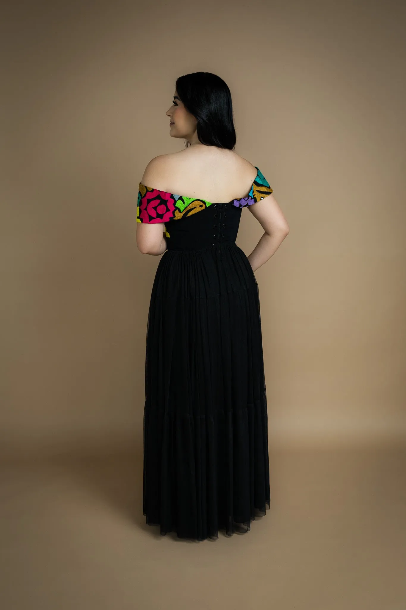 Jalapa de Díaz Embroidered Dress