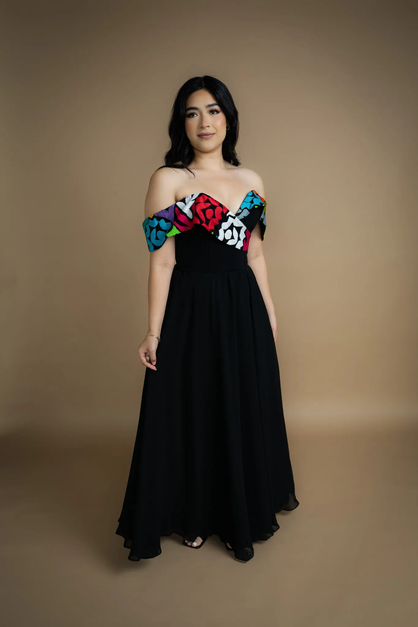 Jalapa de Díaz Embroidered Dress
