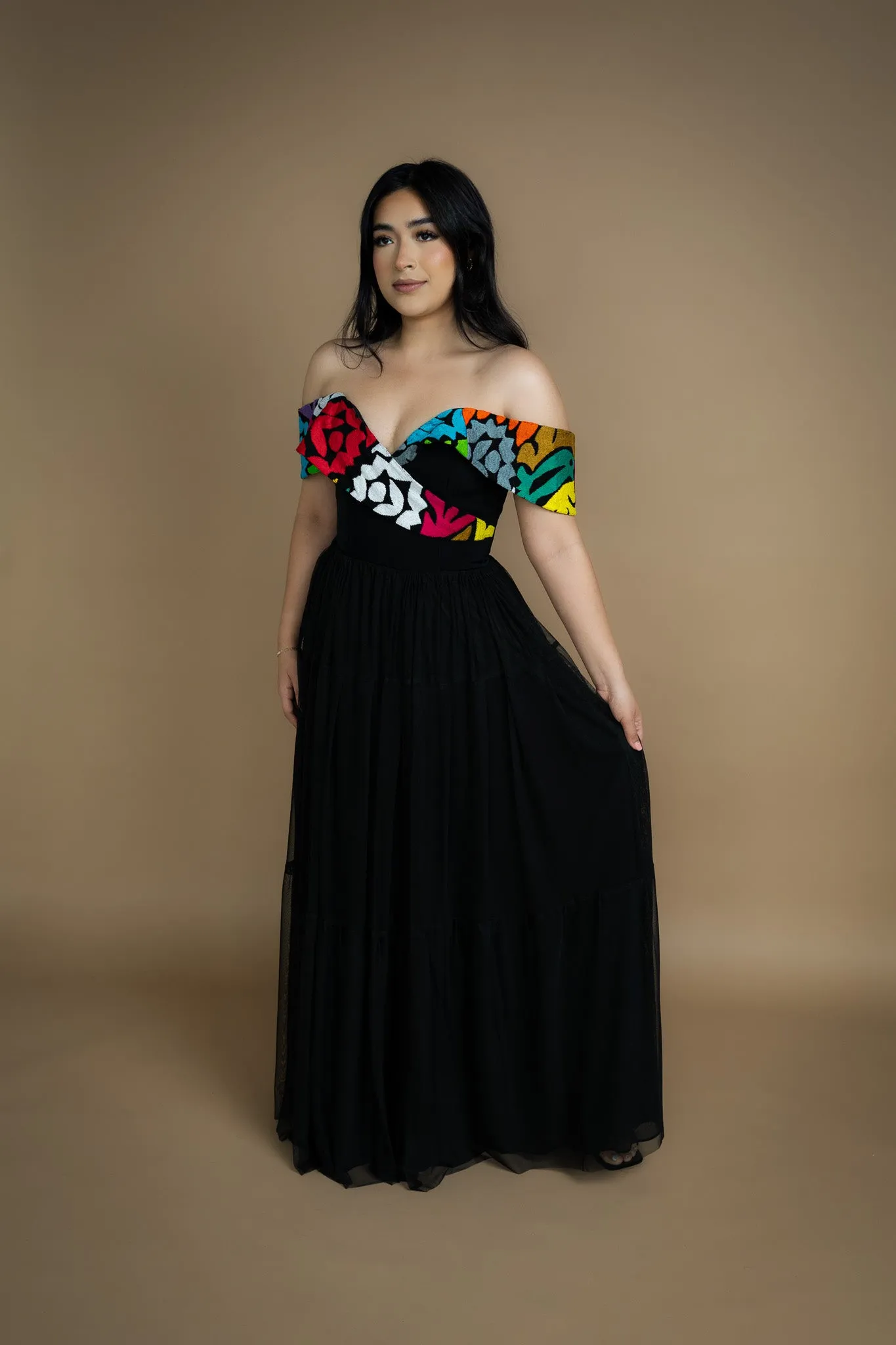 Jalapa de Díaz Embroidered Dress