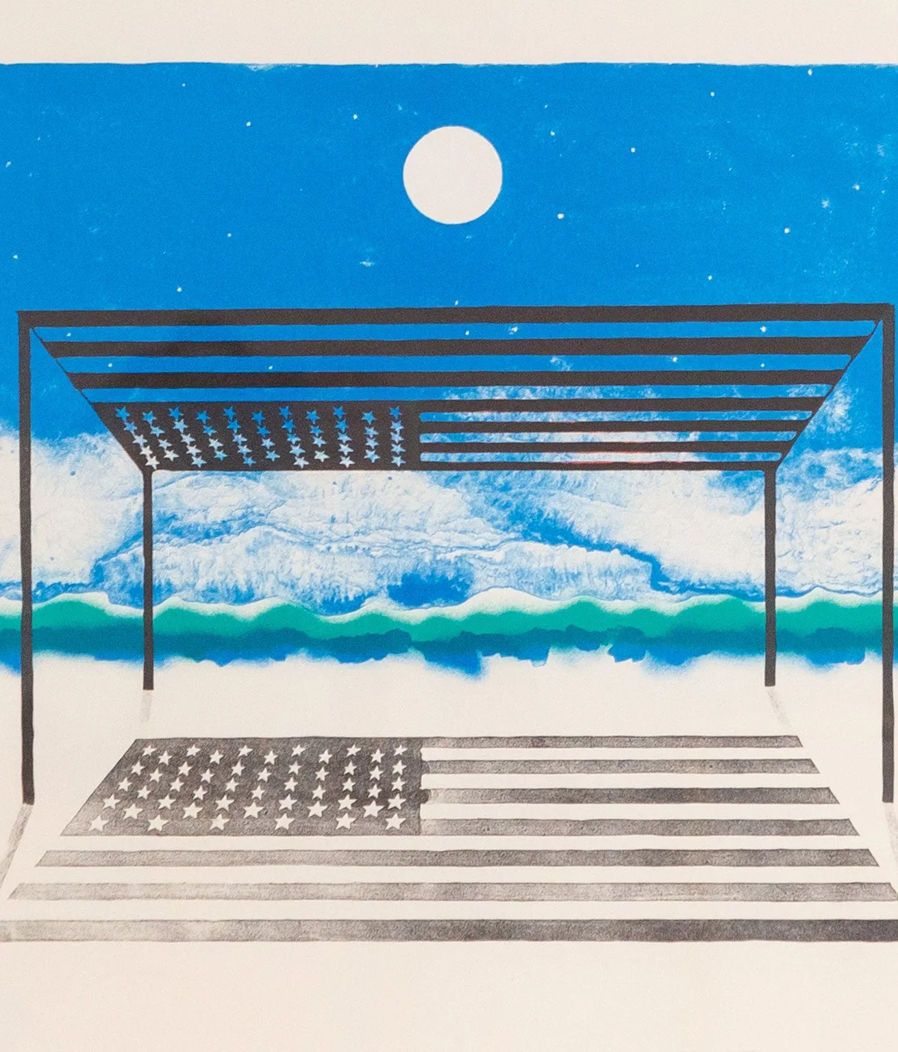 JAMES ROSENQUIST “MOON BOX” LITHOGRAPH, 1971