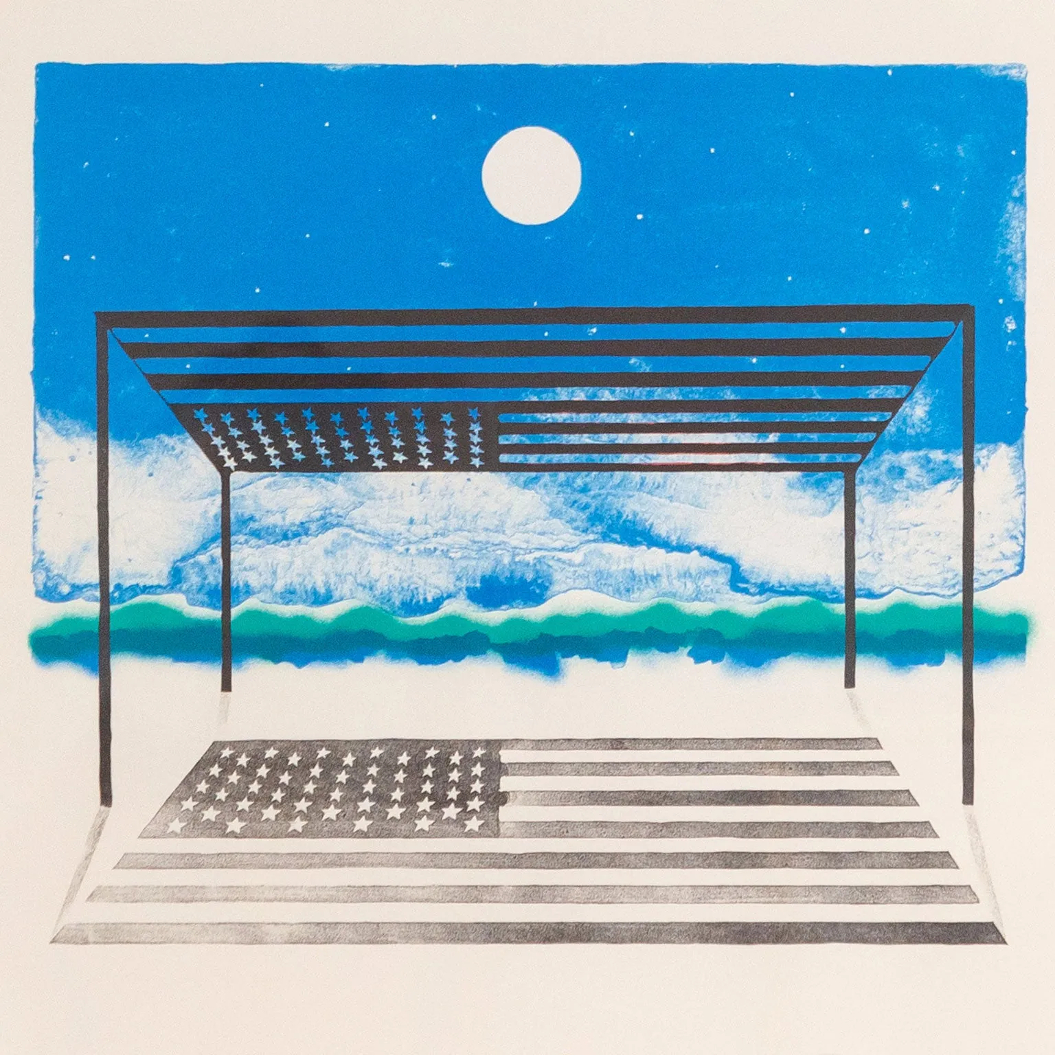 JAMES ROSENQUIST “MOON BOX” LITHOGRAPH, 1971