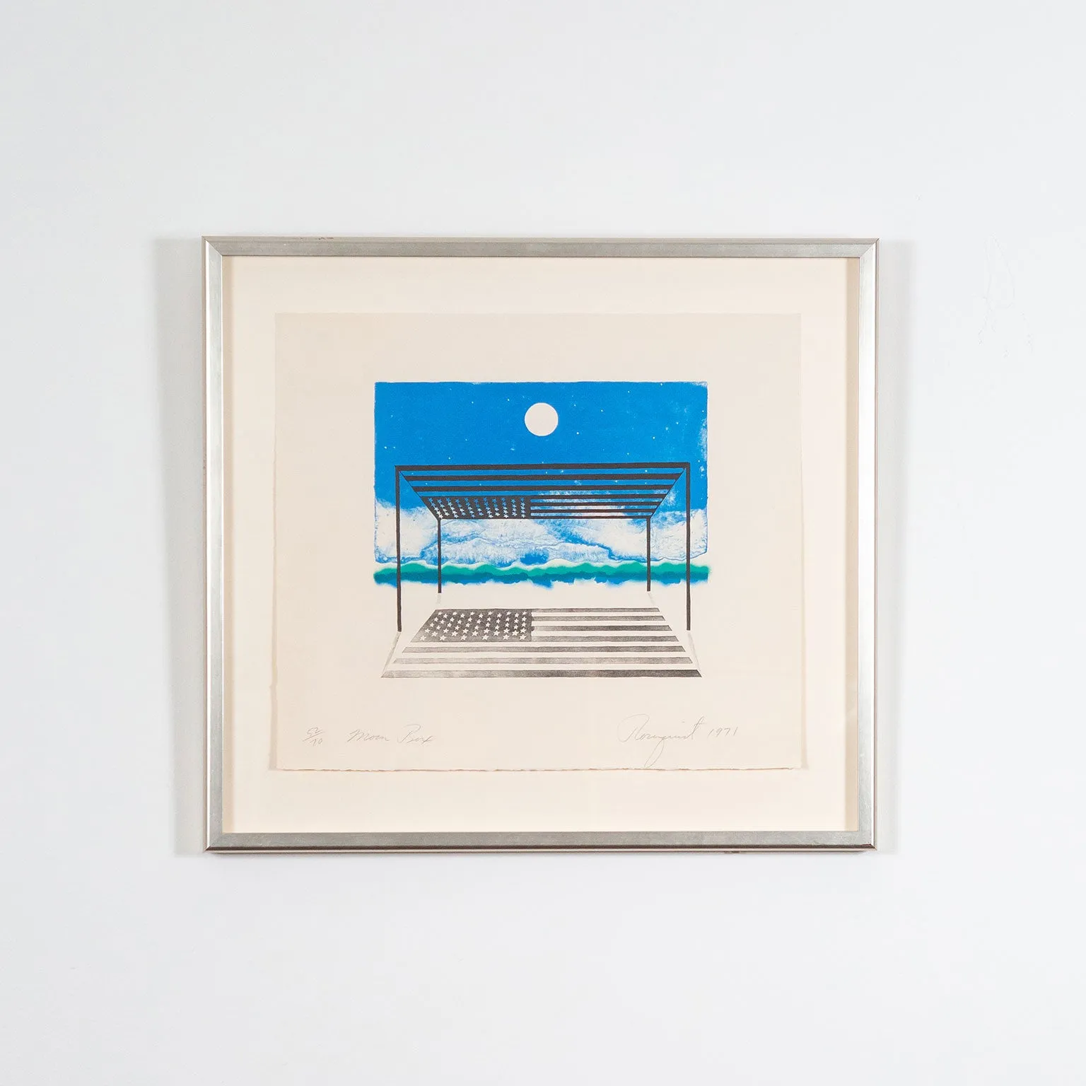 JAMES ROSENQUIST “MOON BOX” LITHOGRAPH, 1971