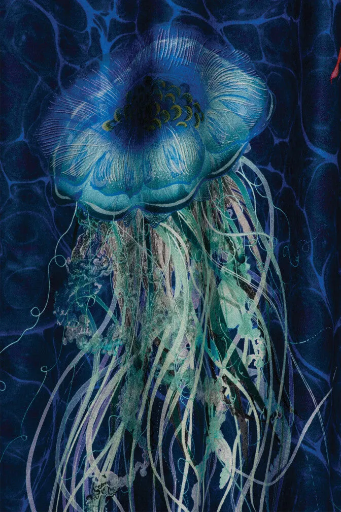 jellyfish velvet fabric
