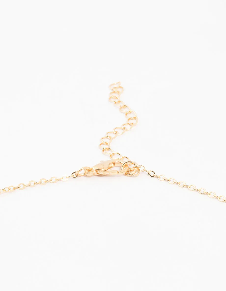 Kids Gold Unicorn Charm Necklace