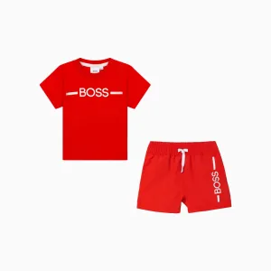 Kid's Surfer T Shirt And Shorts Outfit
