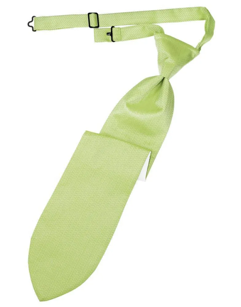 Kiwi Herringbone Necktie