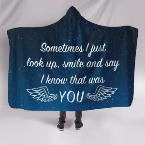 Know That Was You Hooded Blanket