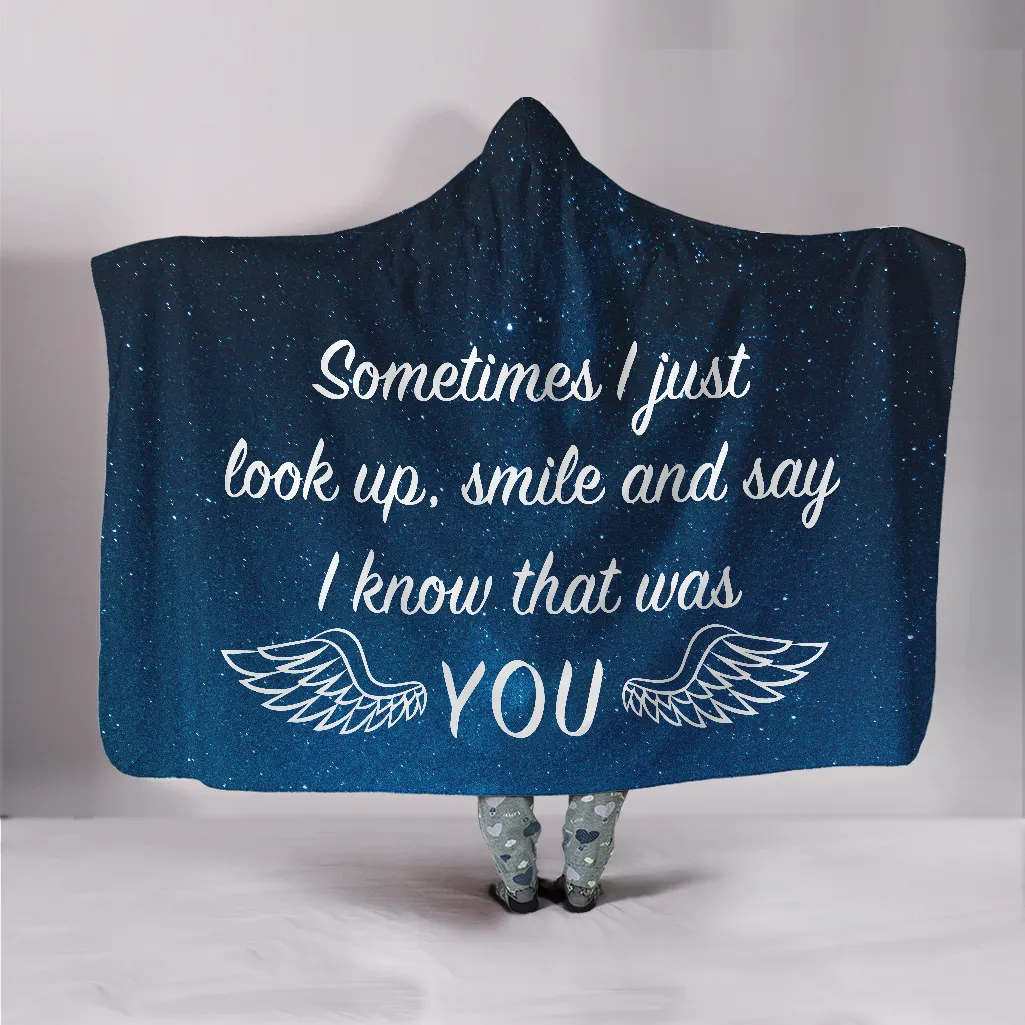 Know That Was You Hooded Blanket
