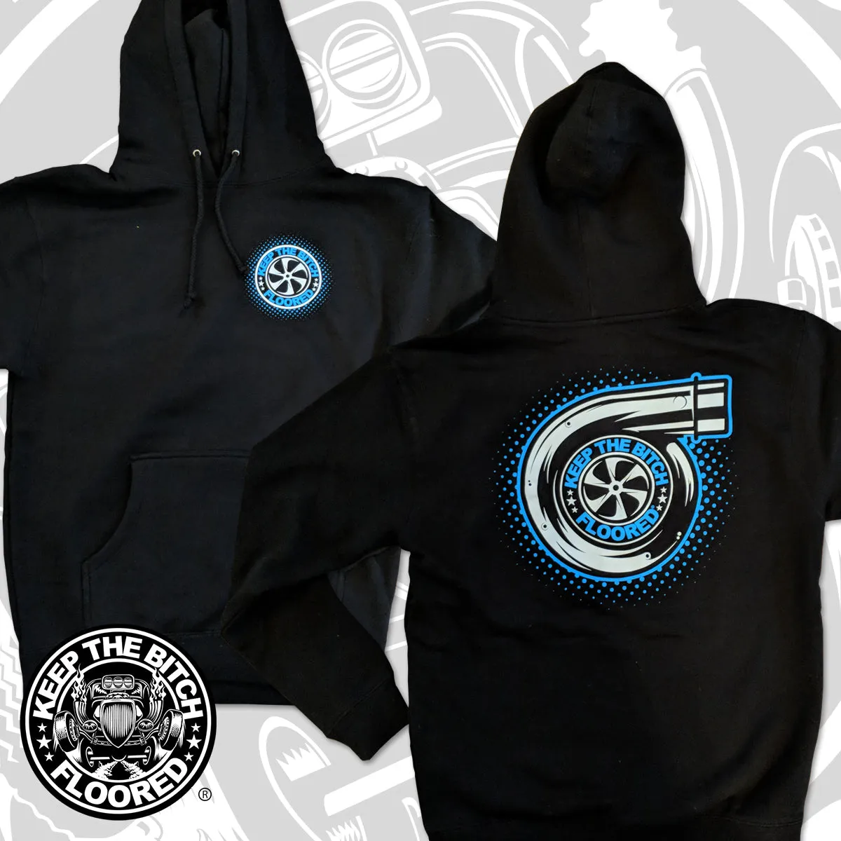 KTBF "Turbo" Pullover Hooded Sweatshirt