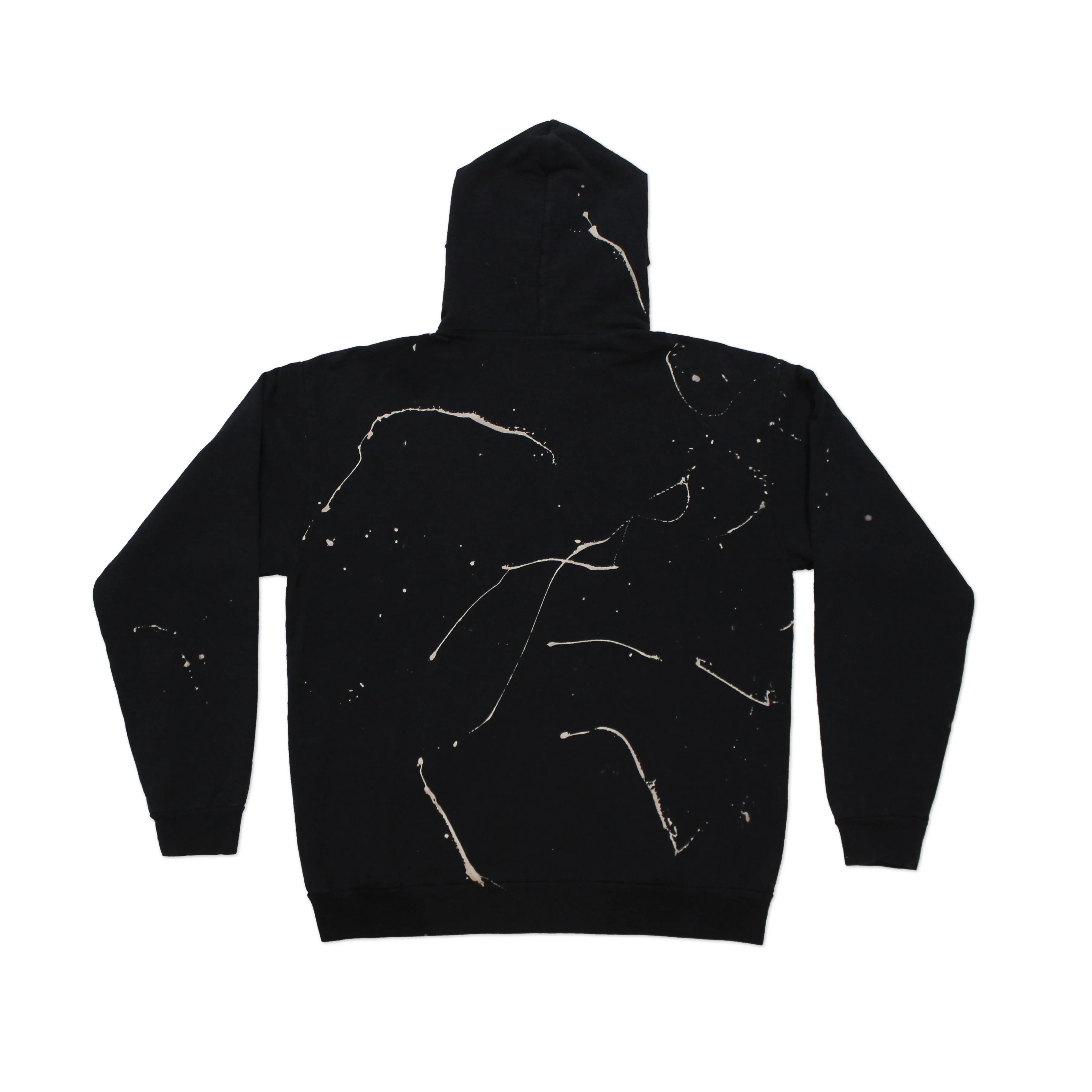 LA SLASH DESTROYED ZIP FLEECE