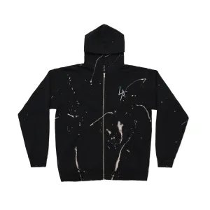 LA SLASH DESTROYED ZIP FLEECE