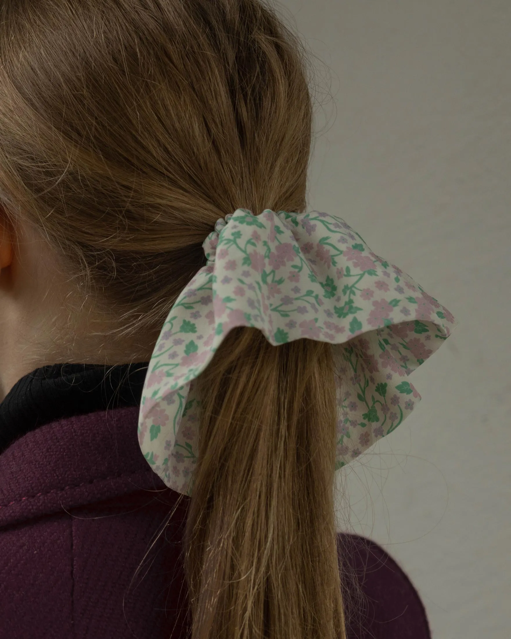 Large Georgia Scrunchie in Floral