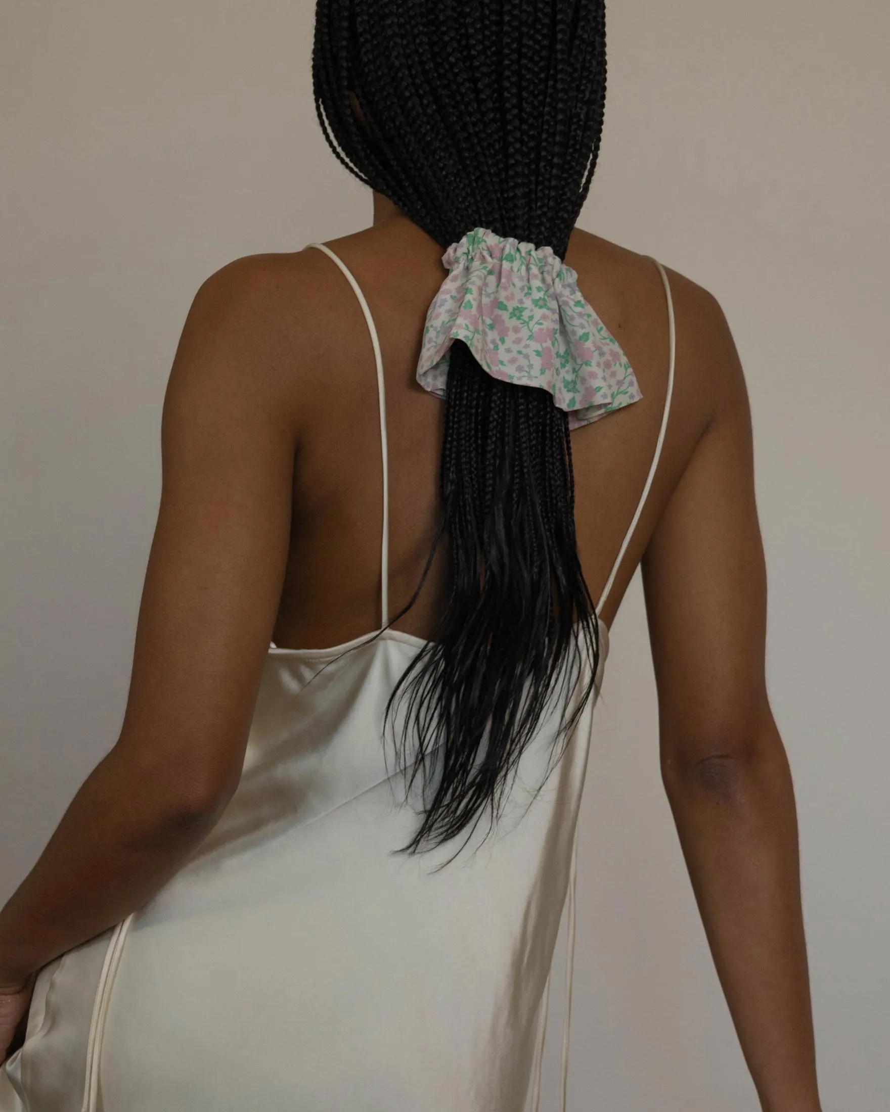 Large Georgia Scrunchie in Floral