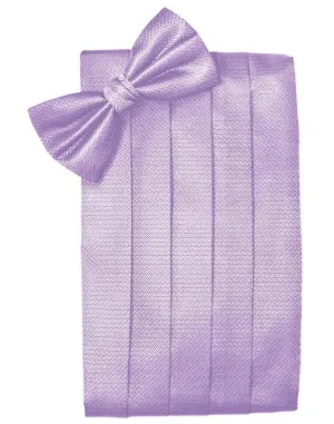 Lavender Herringbone Kids Cummerbund