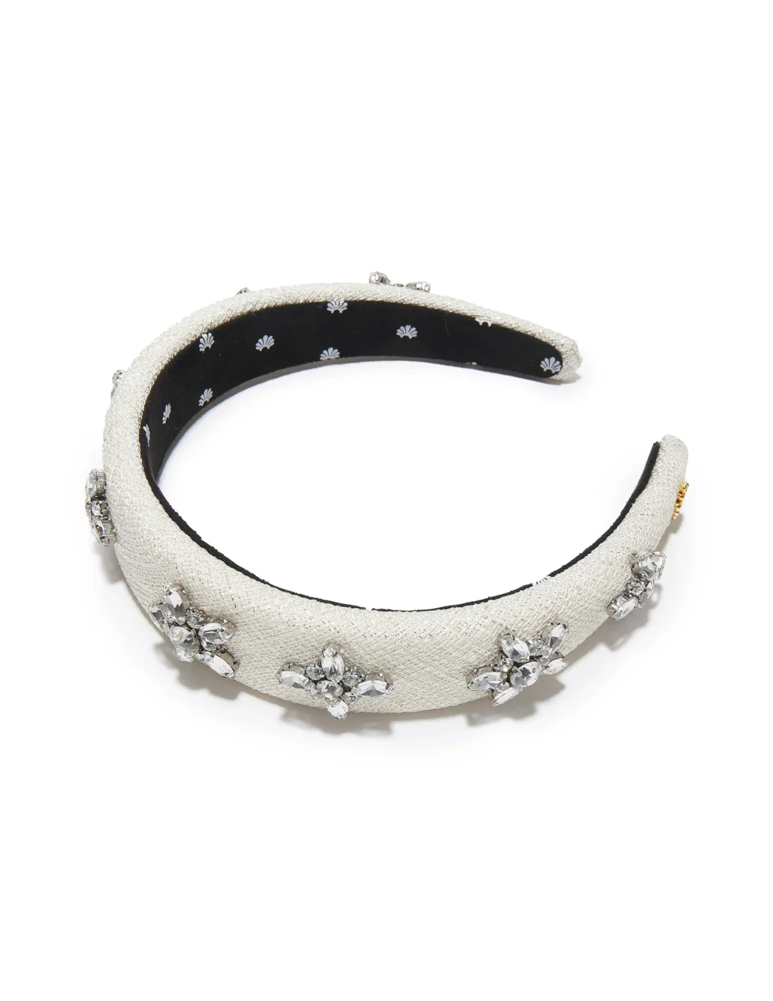 Lele Sadoughi Ivory Alice Crystal Star Headband
