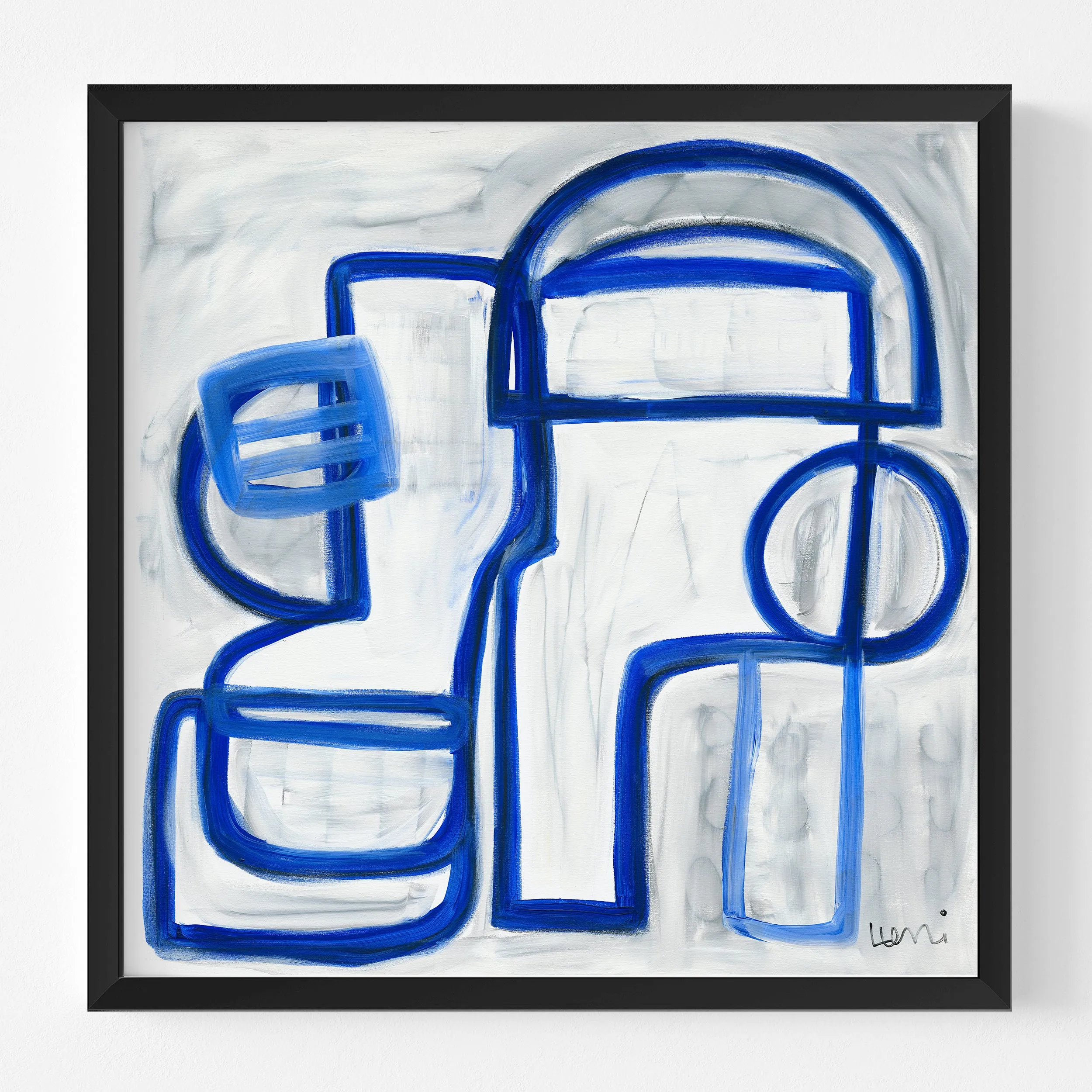 Les Bleus Art Print
