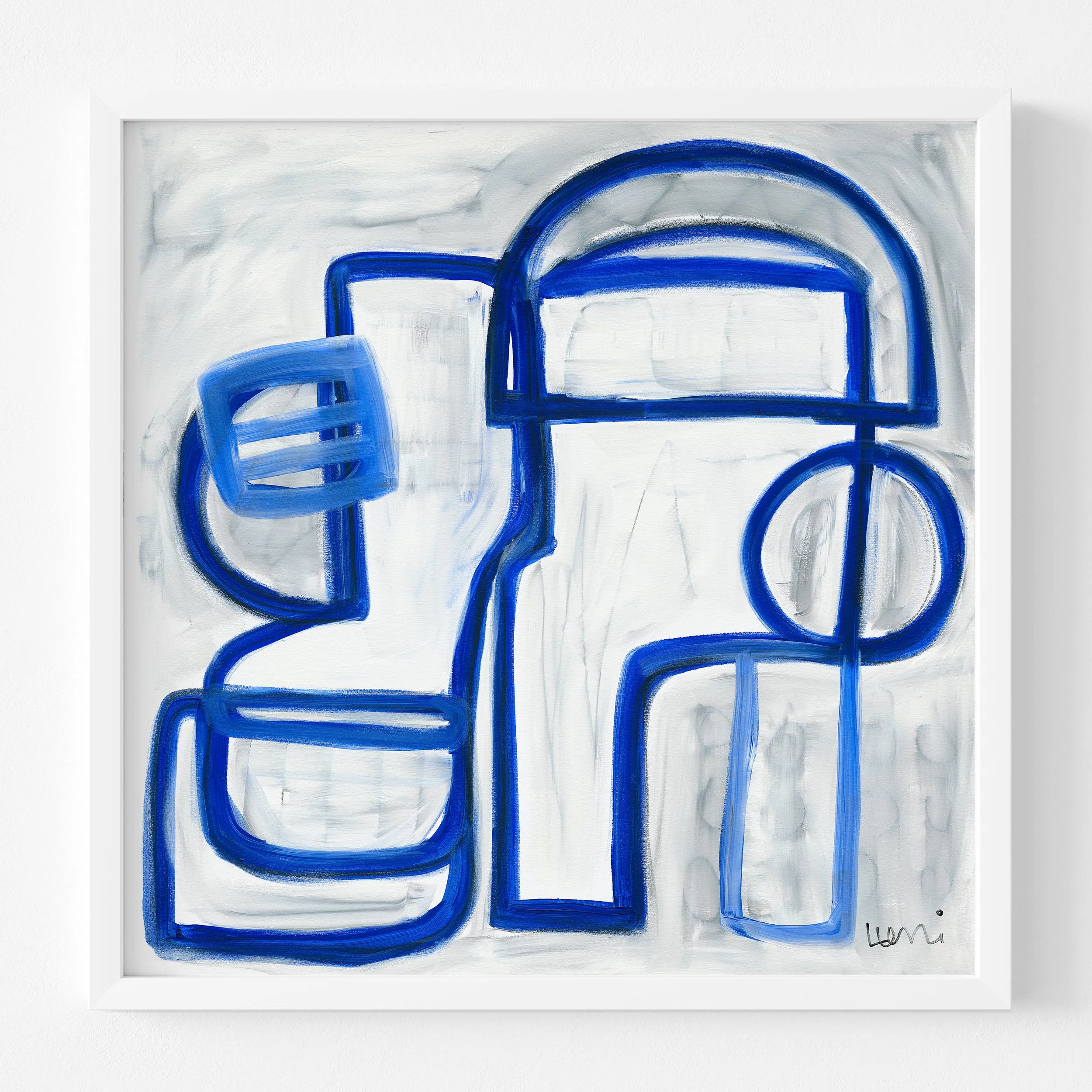 Les Bleus Art Print