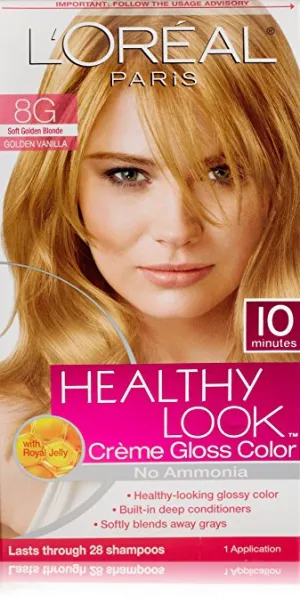 L'Oreal Paris Healthy Look Creme Gloss - Soft Golden Blonde/Golden Vanilla #8G