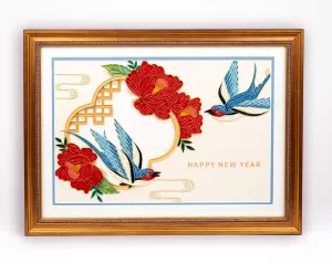 LTD Vietnam Wall Art - Quilled Harmony in Bloom
