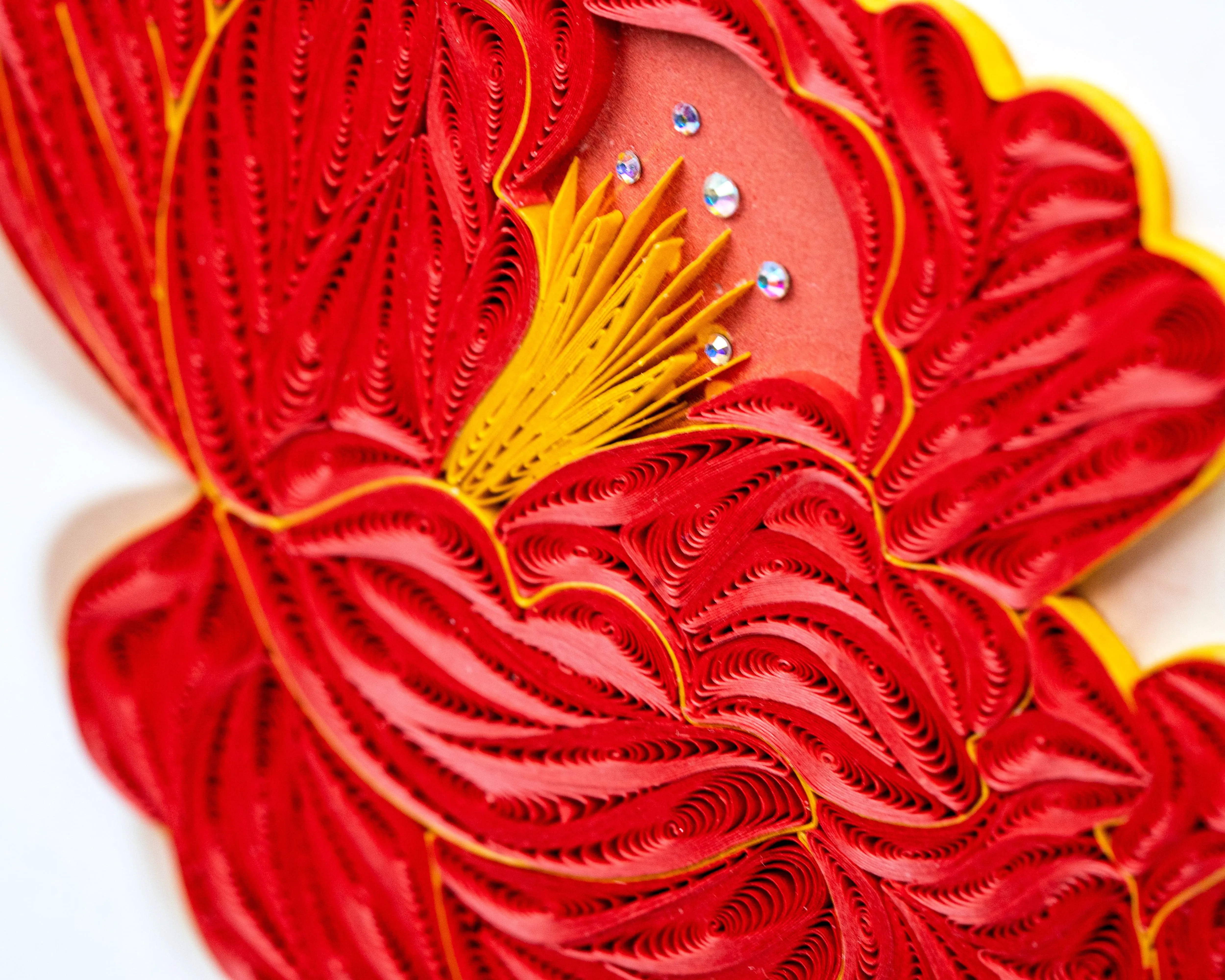 LTD Vietnam Wall Art - Quilled Harmony in Bloom