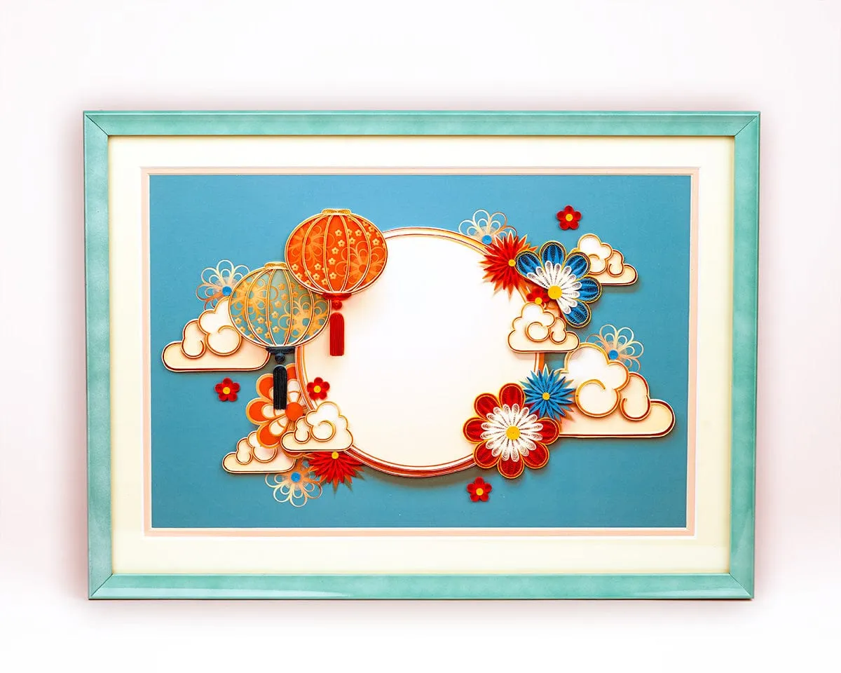 LTD Vietnam Wall Art Series - Quilled Celestial Blossom