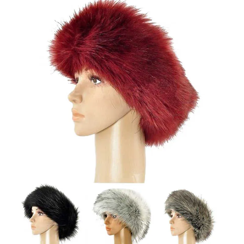 Luxury faux fur headband