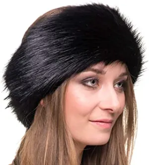 Luxury faux fur headband