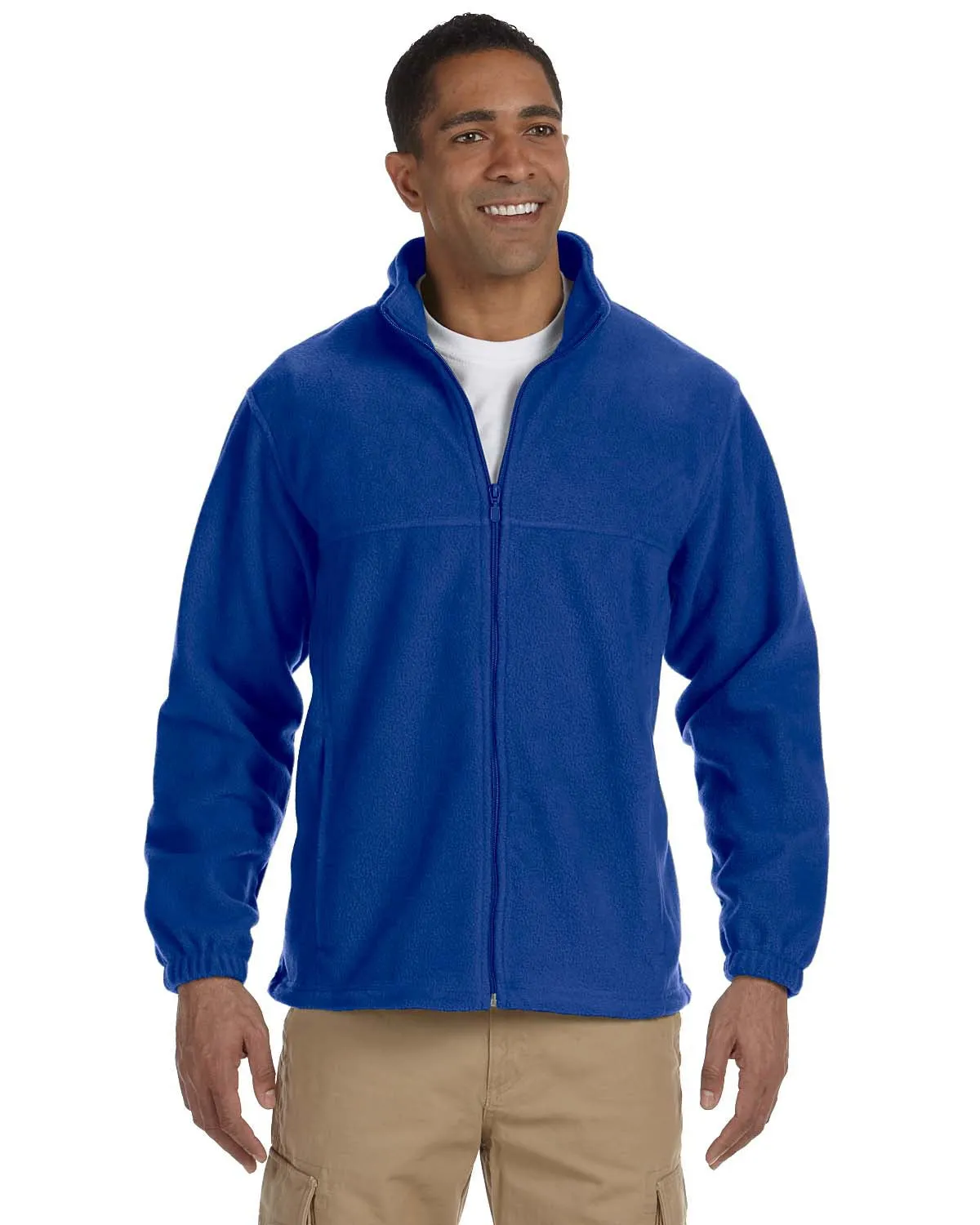 M990 Harriton Men's 8 oz. Full-Zip Fleece