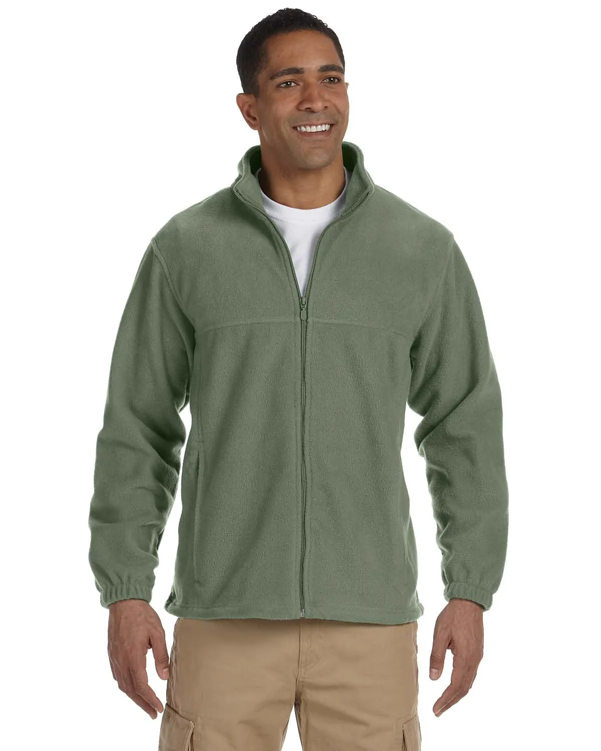 M990 Harriton Men's 8 oz. Full-Zip Fleece