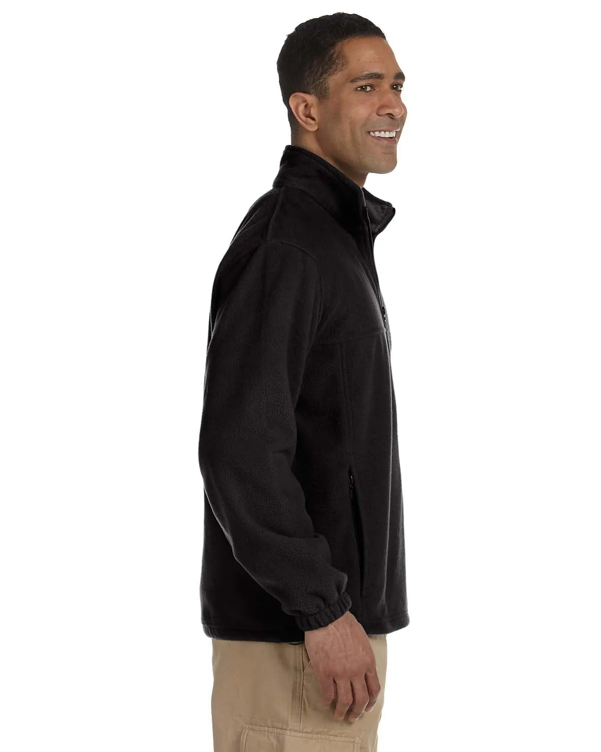 M990 Harriton Men's 8 oz. Full-Zip Fleece