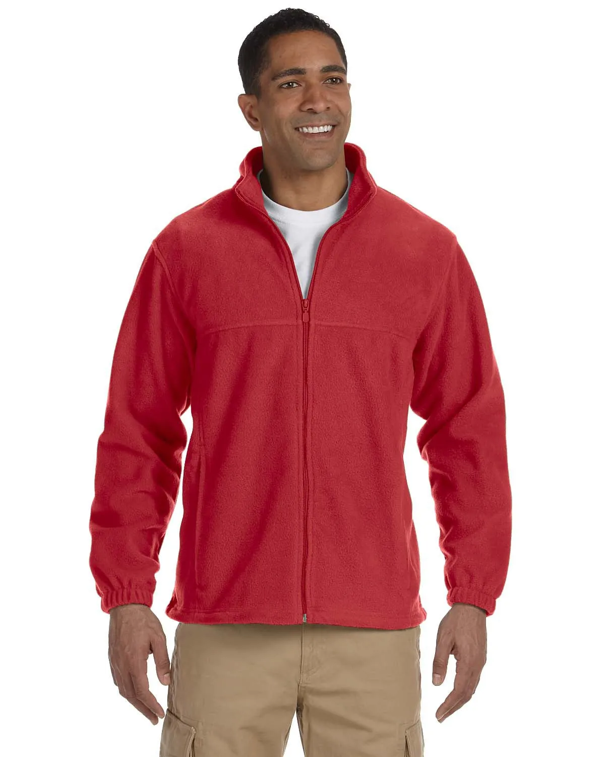 M990 Harriton Men's 8 oz. Full-Zip Fleece