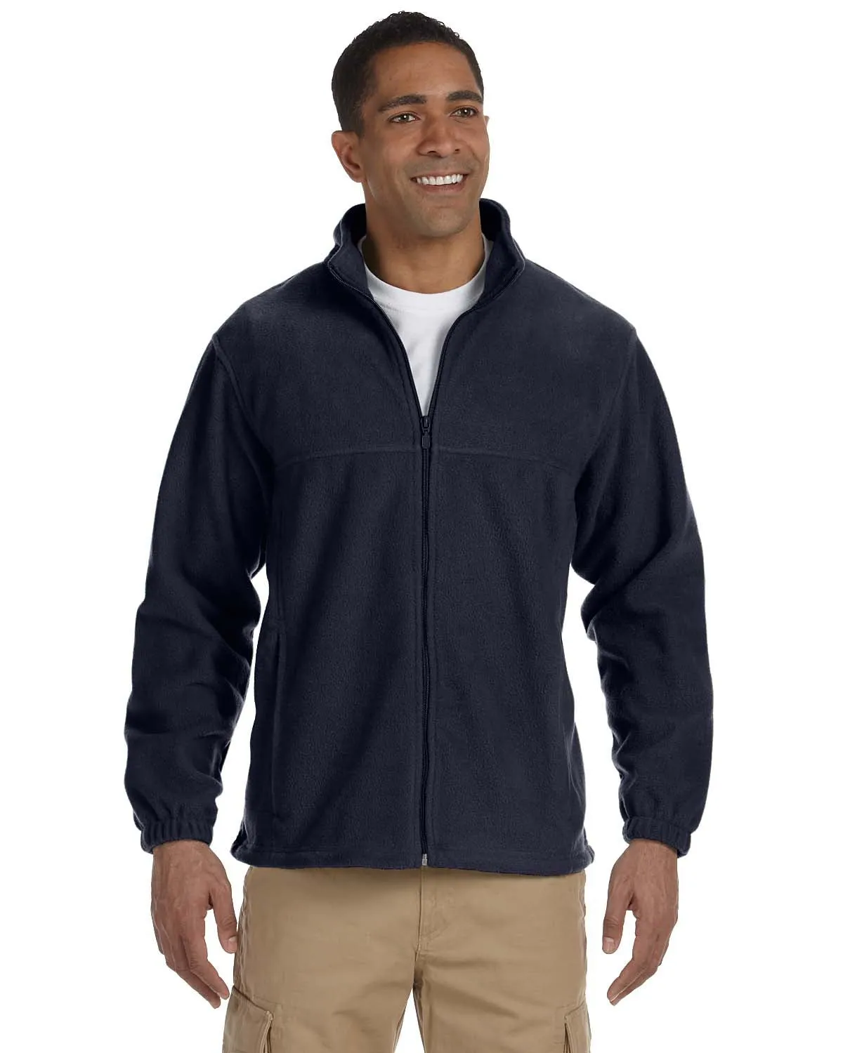 M990 Harriton Men's 8 oz. Full-Zip Fleece