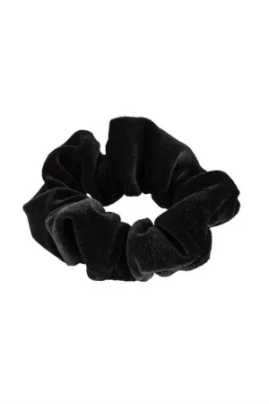 MAE 40-2213BK Elastic Scrunchie Velvet Black