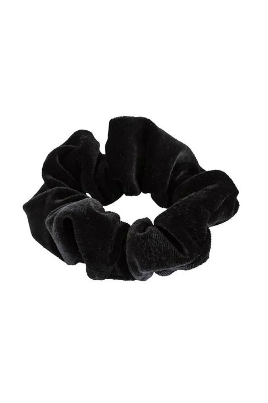MAE 40-2213BK Elastic Scrunchie Velvet Black