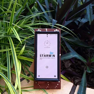 Manapan Phone Holder: Painted Flowers