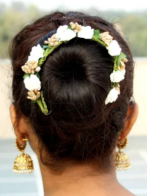 Mauli Artificial Flowers Hair Bun Bridal Gajra