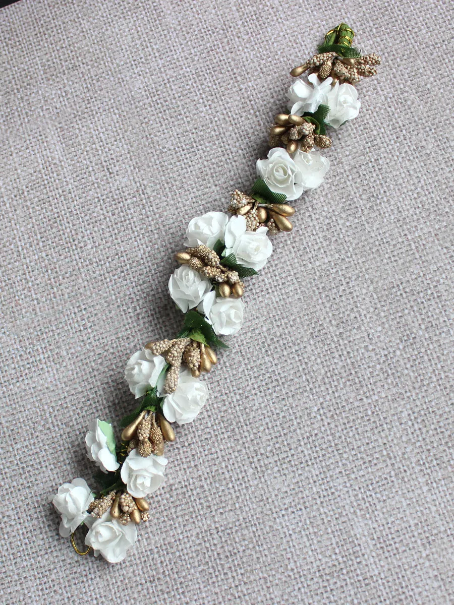 Mauli Artificial Flowers Hair Bun Bridal Gajra
