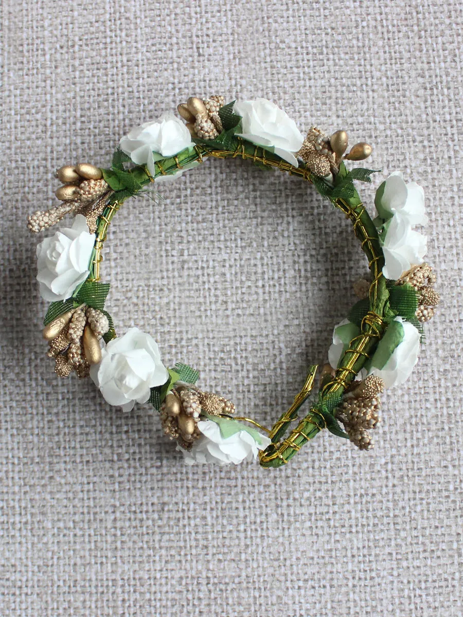 Mauli Artificial Flowers Hair Bun Bridal Gajra