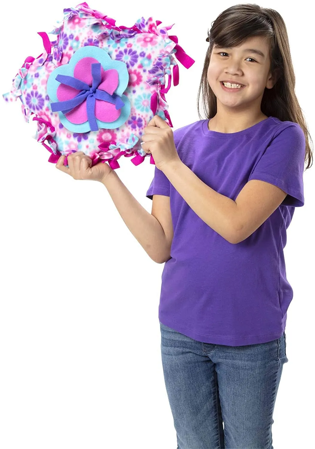 Melissa & Doug Created by Me! Flower Fleece Pillow