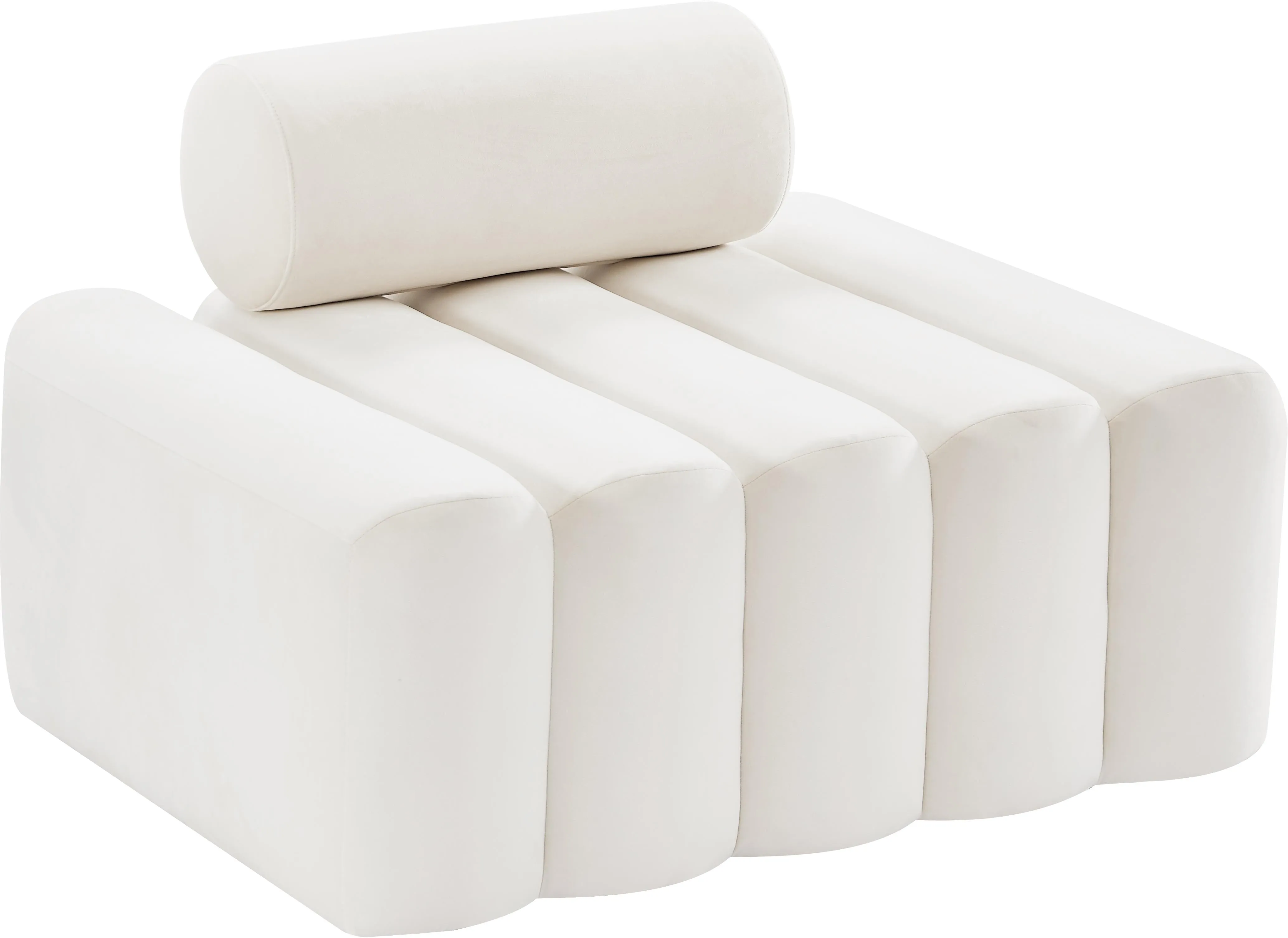 Melody Cream Velvet Chair