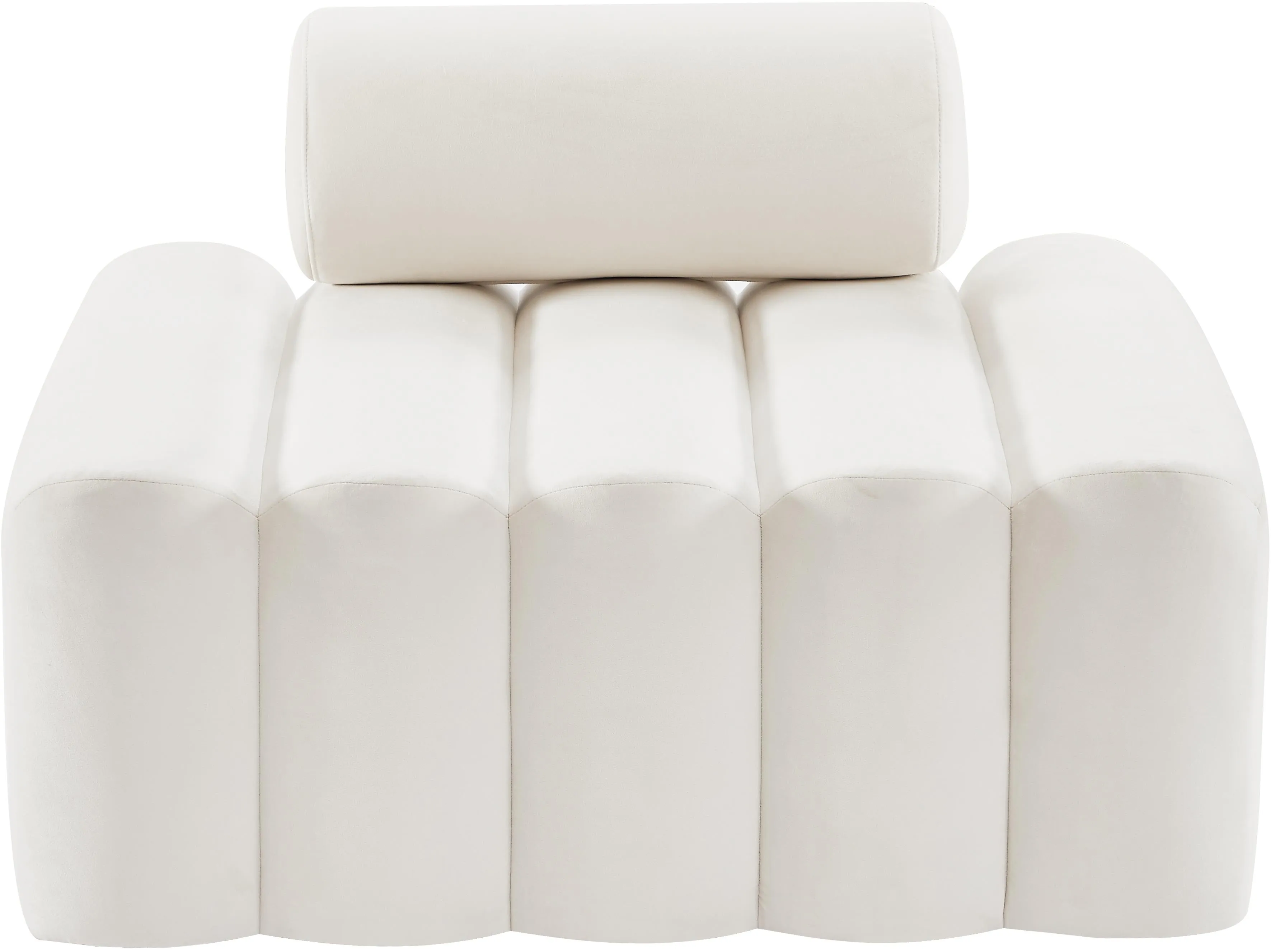Melody Cream Velvet Chair