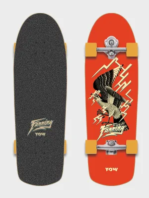 Mick Fanning x Yow Falcon Performer 33.5" Surfskate Red
