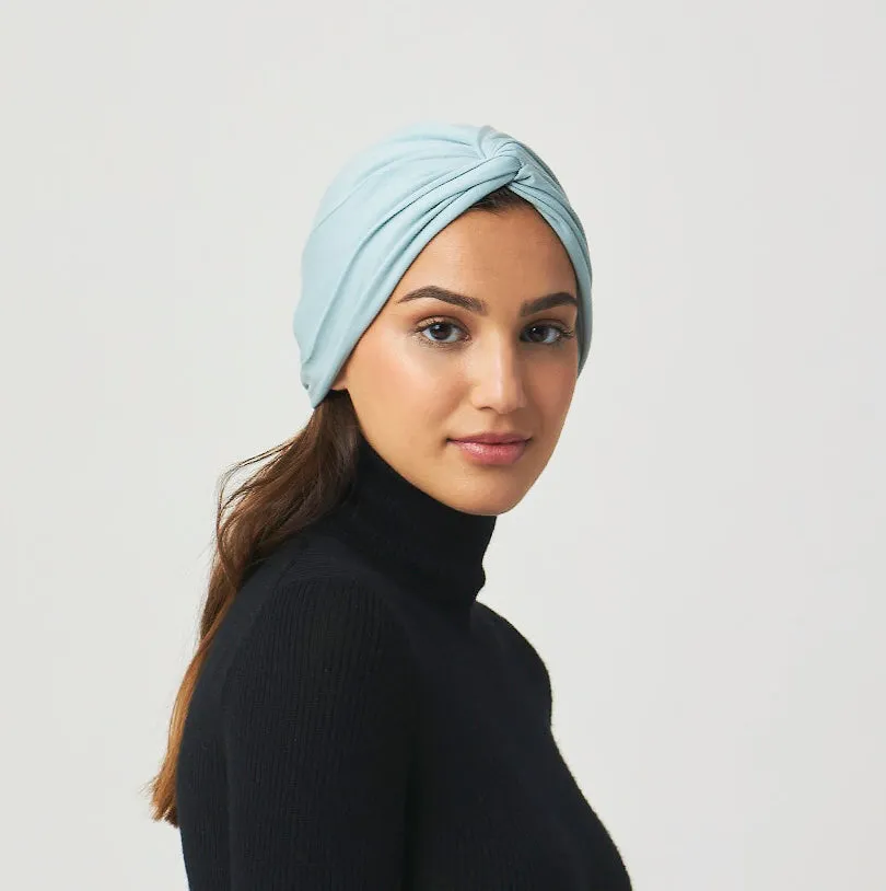 Micromodal Twist Turban- seafoam