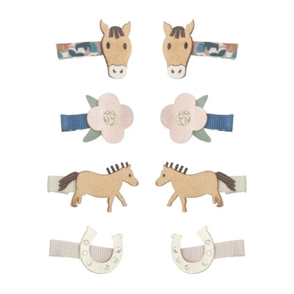 Mimi & Lula Homestead Horse Mini Hair Clips