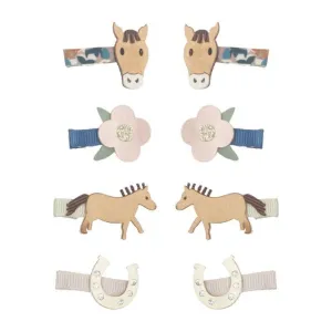 Mimi & Lula Homestead Horse Mini Hair Clips