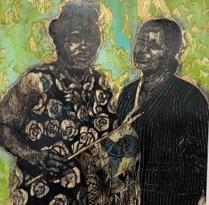 Mims, Traci (Flowers for Their Stripes Woodblock)