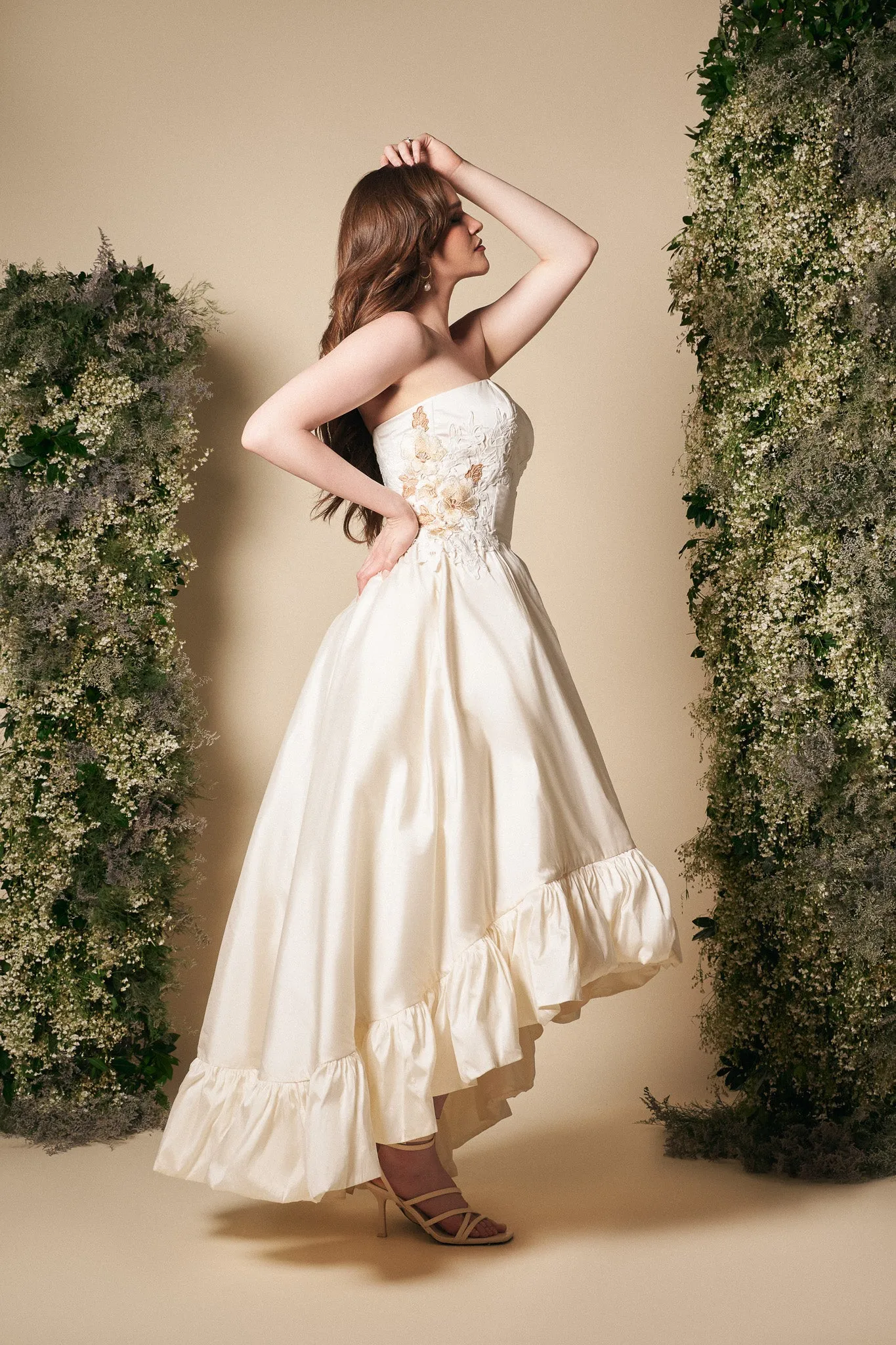 Mink Floral Dress